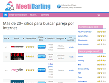 Tablet Screenshot of meetidarling.com